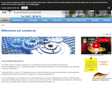 Tablet Screenshot of lometec.de